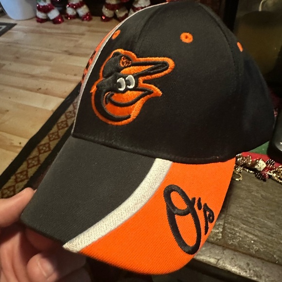 Baltimore Orioles O’s Big Bird Side Script Vintage Strap Cap Hat Clean - Picture 6 of 9